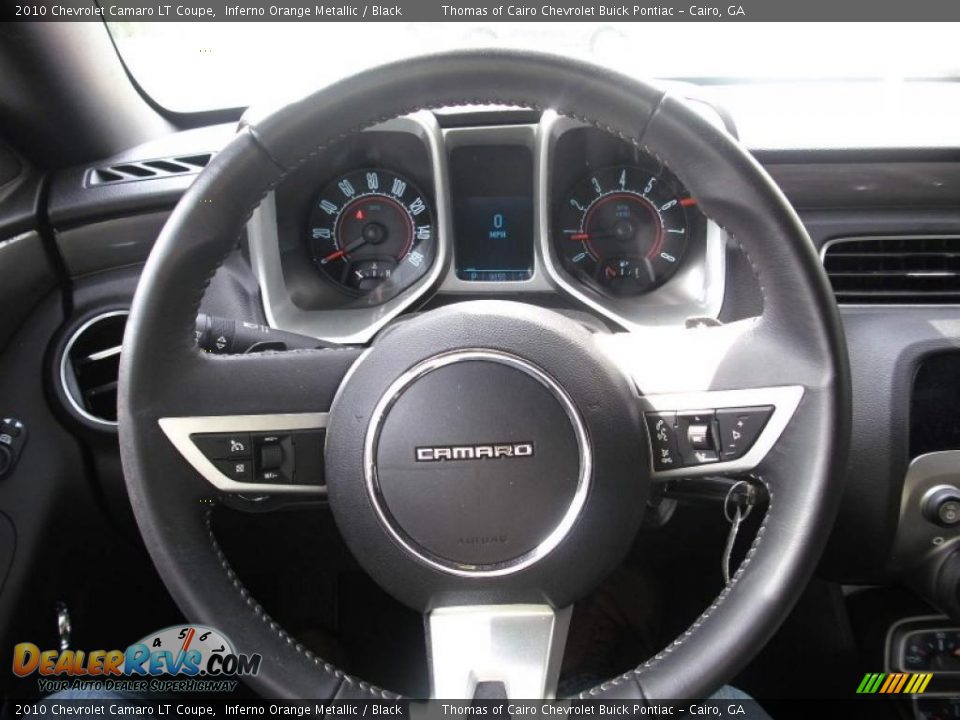 2010 Chevrolet Camaro LT Coupe Inferno Orange Metallic / Black Photo #7