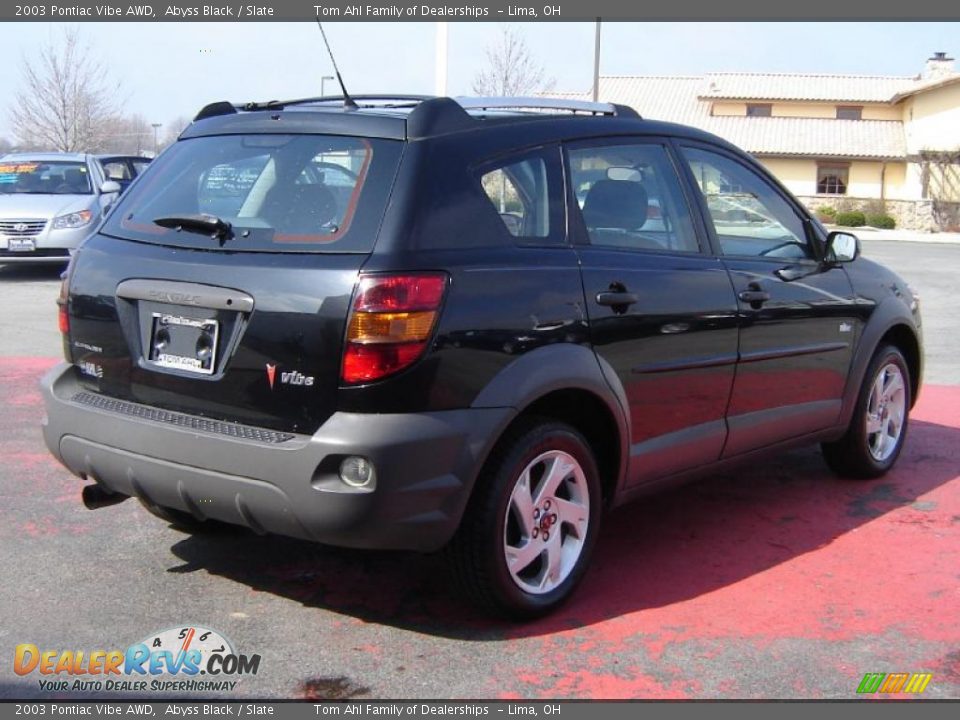 2003 Pontiac Vibe AWD Abyss Black / Slate Photo #5