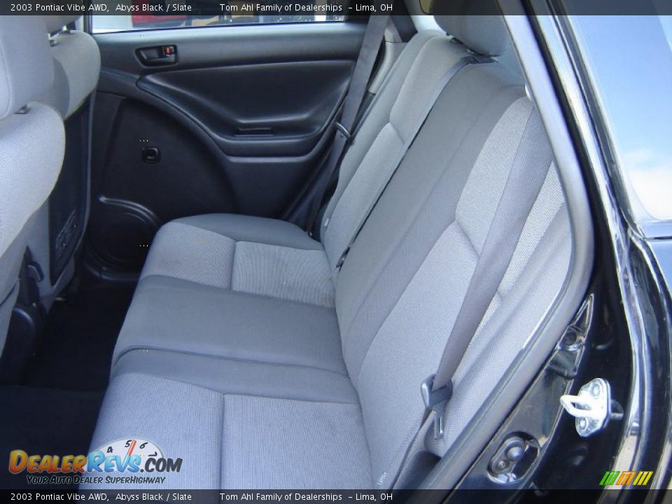2003 Pontiac Vibe AWD Abyss Black / Slate Photo #10