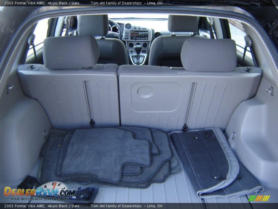2003 Pontiac Vibe AWD Abyss Black / Slate Photo #11