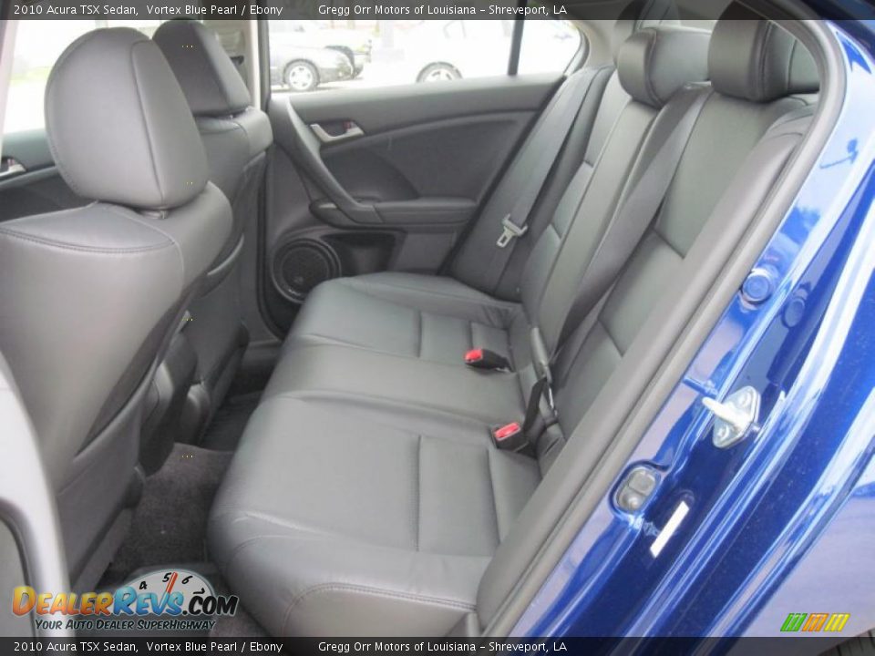 2010 Acura TSX Sedan Vortex Blue Pearl / Ebony Photo #8