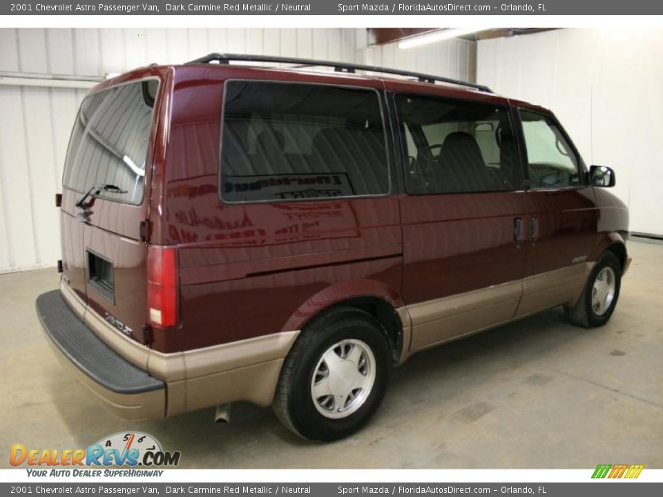 2001 Chevrolet Astro Passenger Van Dark Carmine Red Metallic / Neutral Photo #5