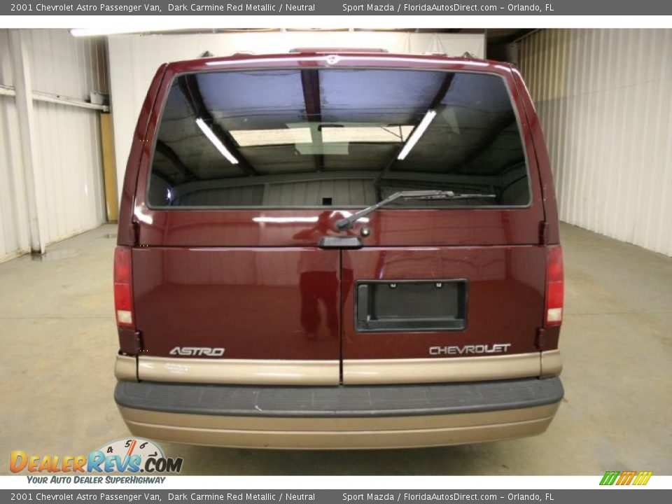 2001 Chevrolet Astro Passenger Van Dark Carmine Red Metallic / Neutral Photo #6