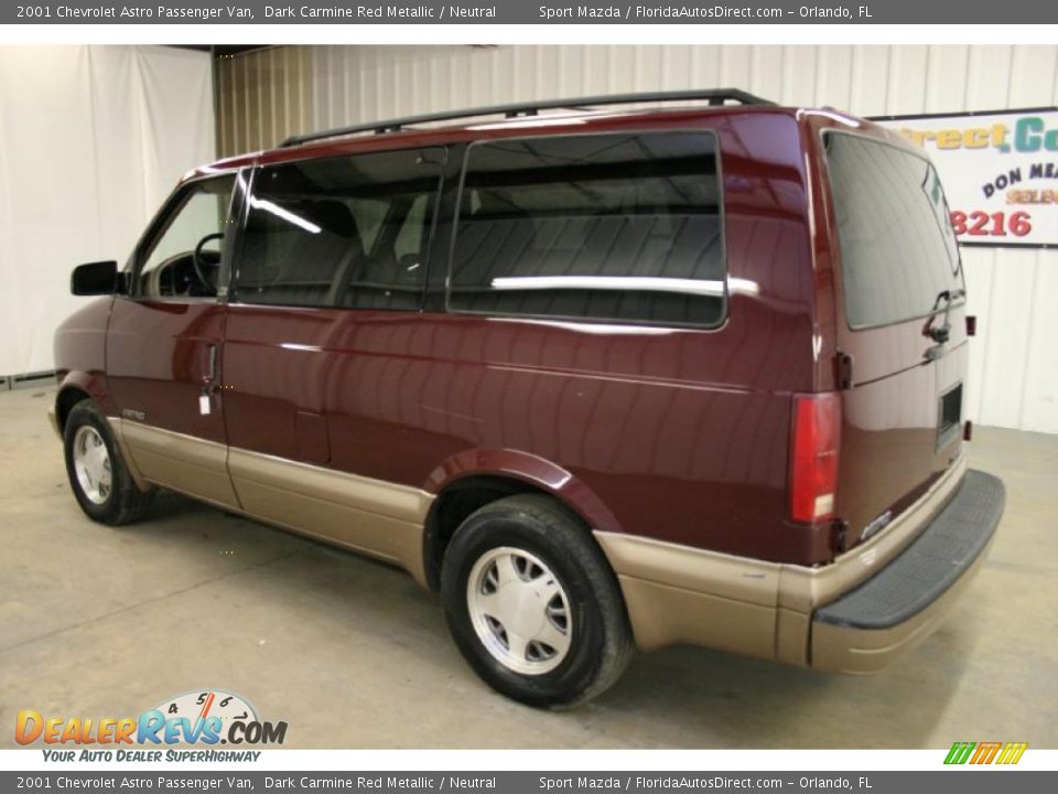 2001 Chevrolet Astro Passenger Van Dark Carmine Red Metallic / Neutral Photo #7