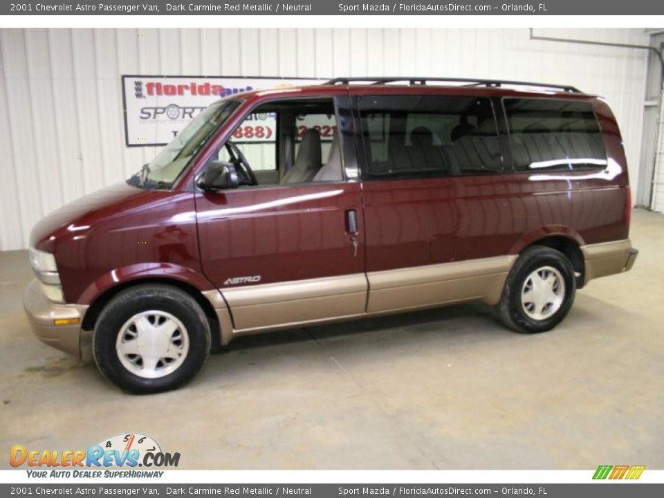 2001 Chevrolet Astro Passenger Van Dark Carmine Red Metallic / Neutral Photo #8