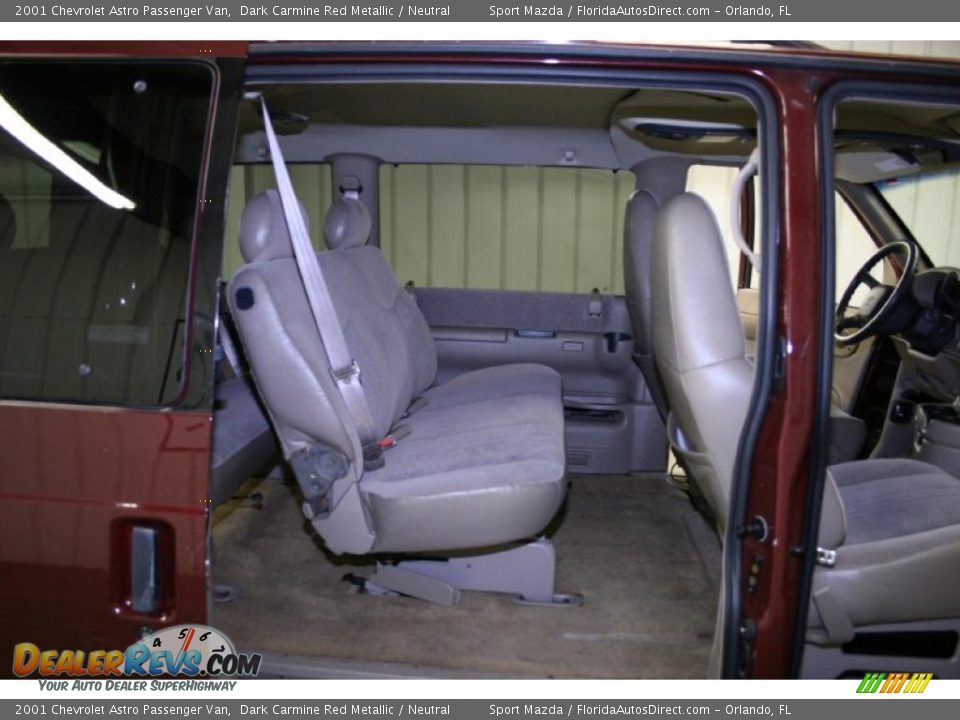 2001 Chevrolet Astro Passenger Van Dark Carmine Red Metallic / Neutral Photo #10