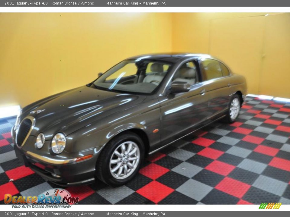 2001 Jaguar S-Type 4.0 Roman Bronze / Almond Photo #3