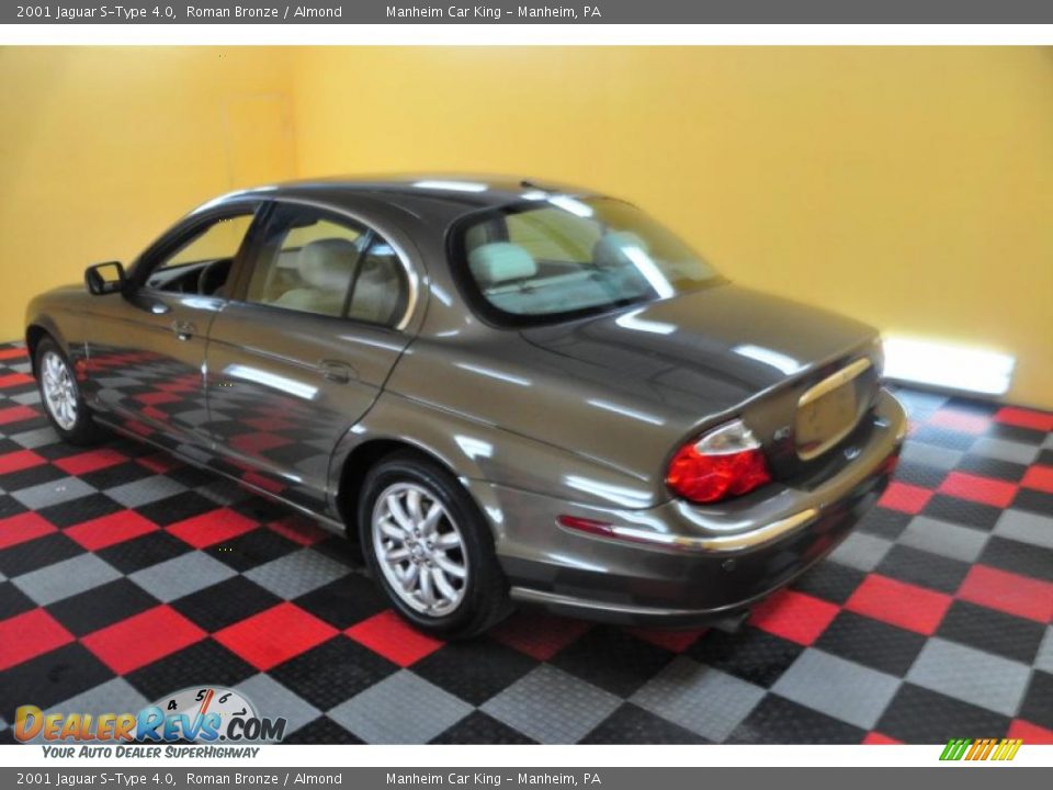 2001 Jaguar S-Type 4.0 Roman Bronze / Almond Photo #4