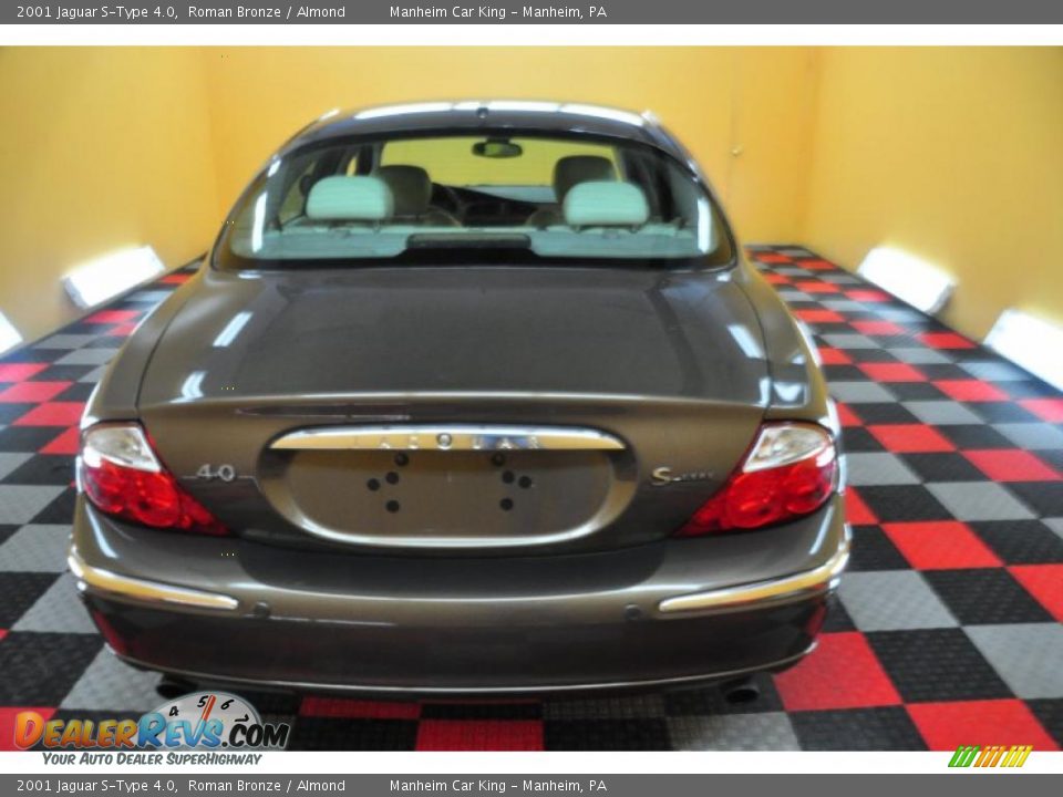 2001 Jaguar S-Type 4.0 Roman Bronze / Almond Photo #5