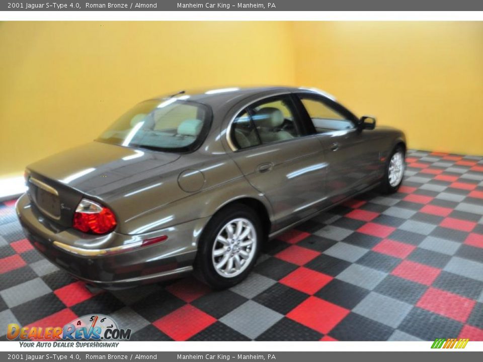 2001 Jaguar S-Type 4.0 Roman Bronze / Almond Photo #6