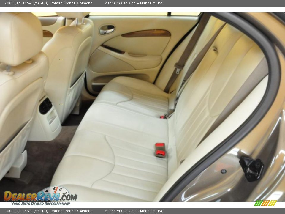 2001 Jaguar S-Type 4.0 Roman Bronze / Almond Photo #13