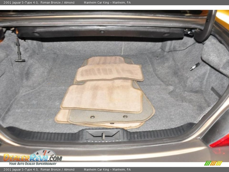 2001 Jaguar S-Type 4.0 Roman Bronze / Almond Photo #14