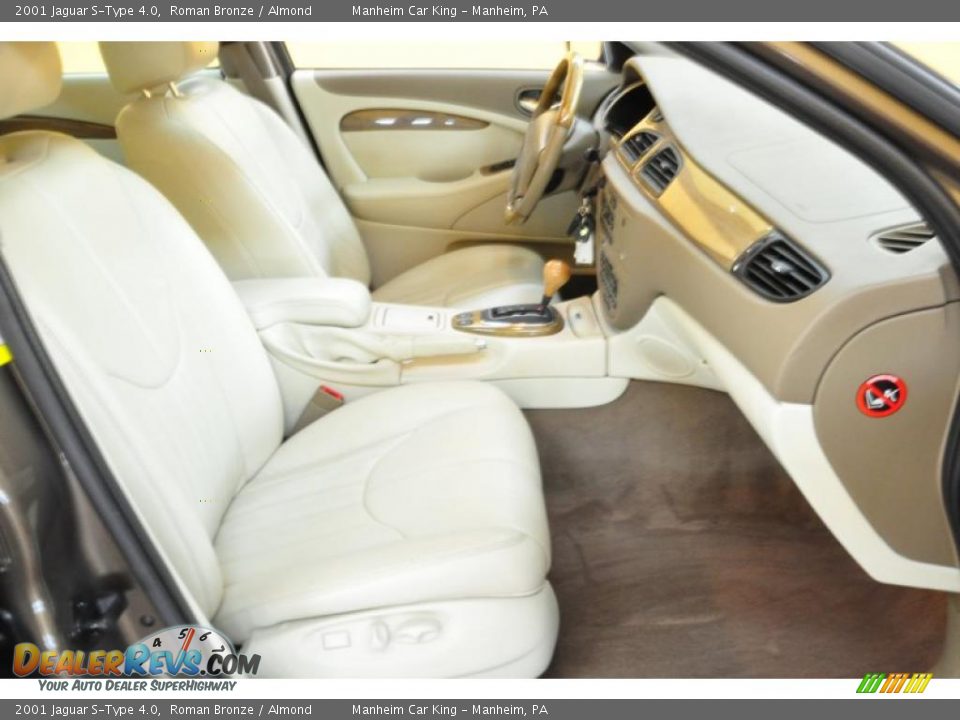 2001 Jaguar S-Type 4.0 Roman Bronze / Almond Photo #16