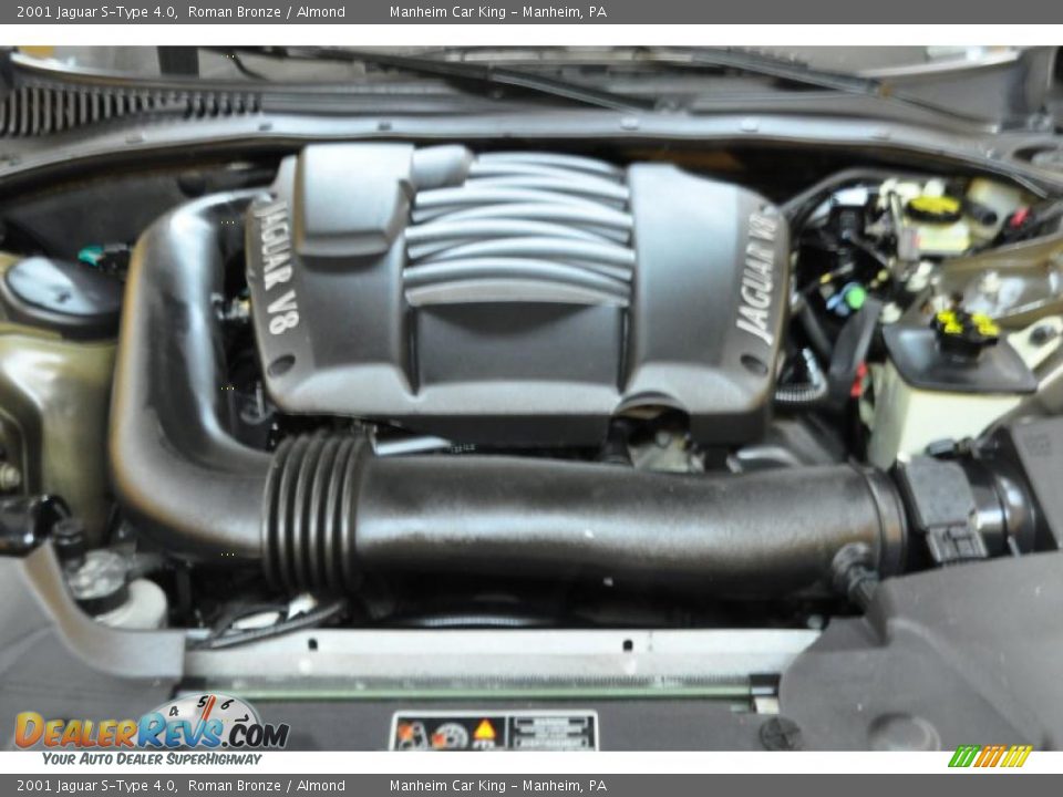 2001 Jaguar S-Type 4.0 Roman Bronze / Almond Photo #18