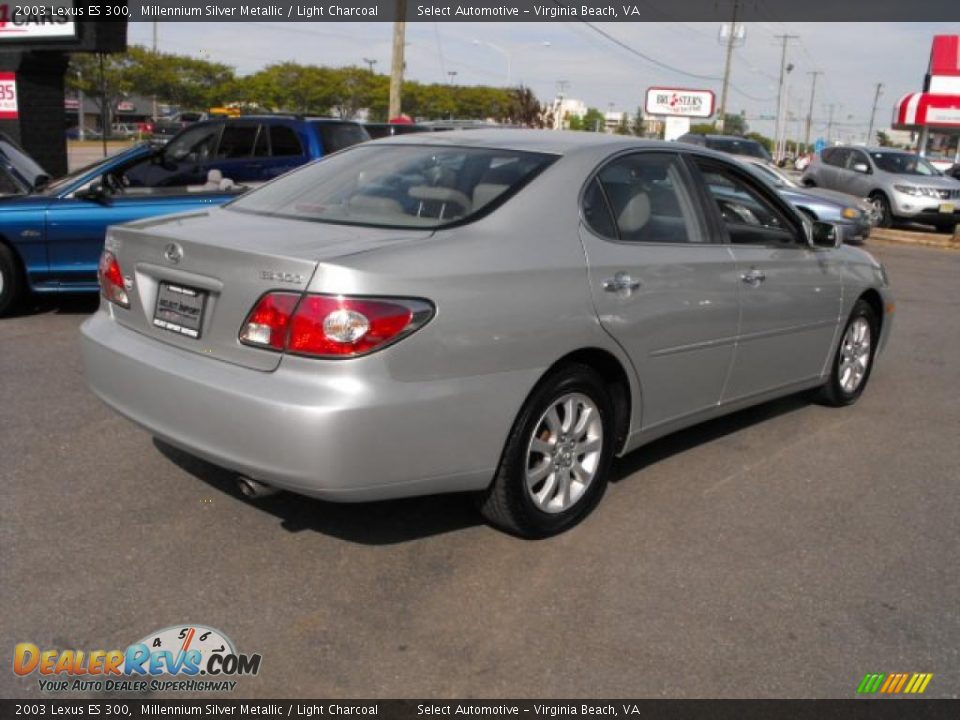 2003 Lexus ES 300 Millennium Silver Metallic / Light Charcoal Photo #5