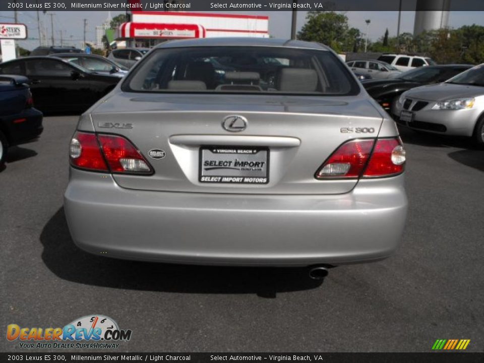 2003 Lexus ES 300 Millennium Silver Metallic / Light Charcoal Photo #6