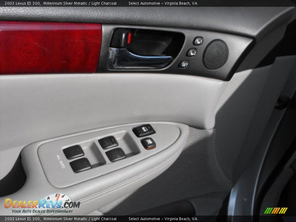 2003 Lexus ES 300 Millennium Silver Metallic / Light Charcoal Photo #11
