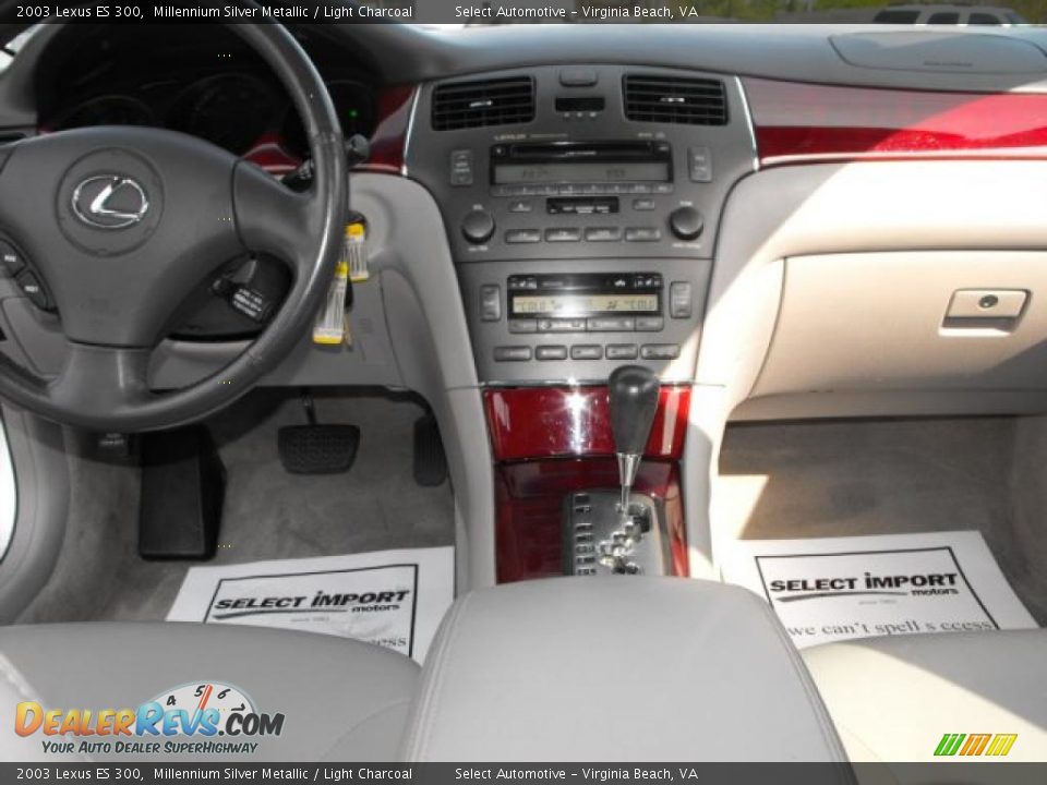 2003 Lexus ES 300 Millennium Silver Metallic / Light Charcoal Photo #12