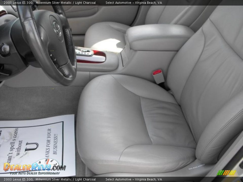 2003 Lexus ES 300 Millennium Silver Metallic / Light Charcoal Photo #14