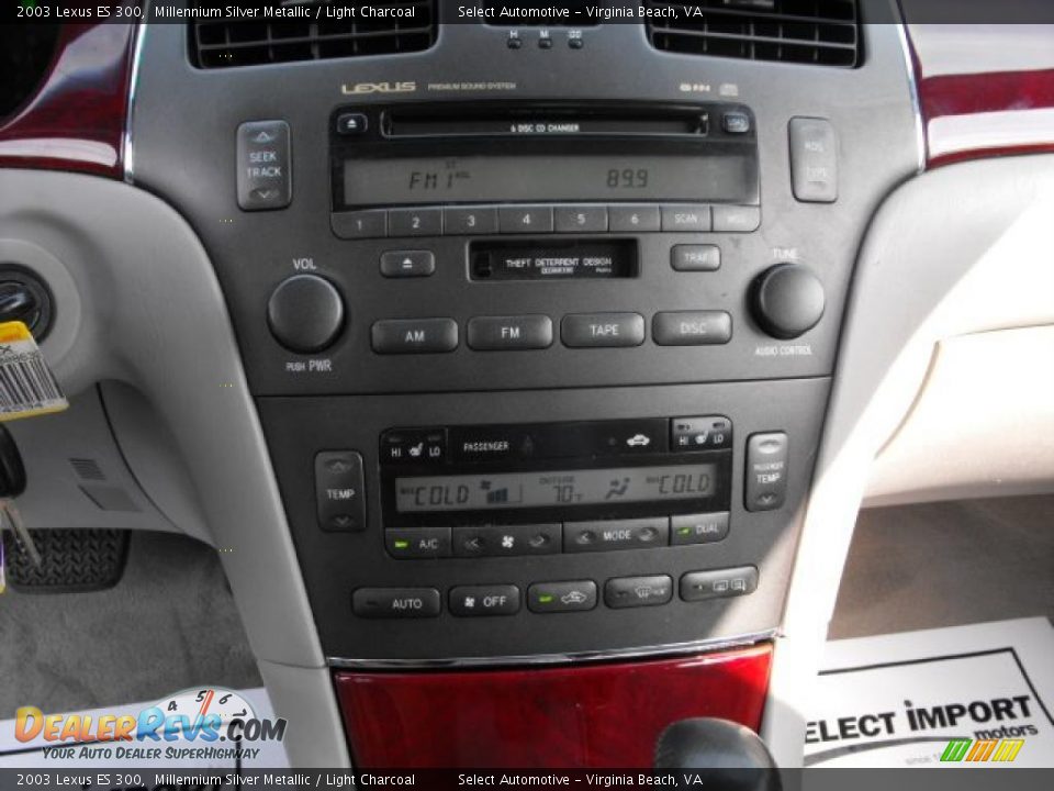 2003 Lexus ES 300 Millennium Silver Metallic / Light Charcoal Photo #17