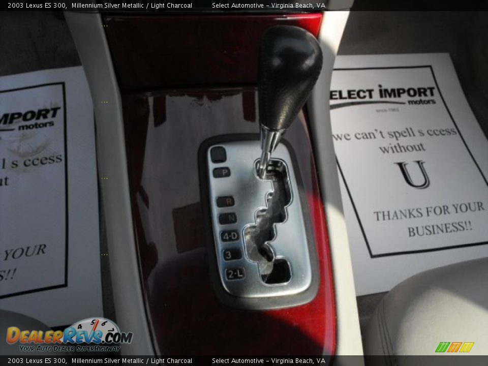 2003 Lexus ES 300 Millennium Silver Metallic / Light Charcoal Photo #18