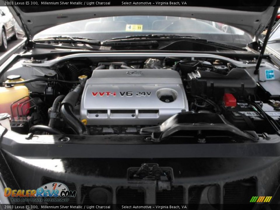 2003 Lexus ES 300 Millennium Silver Metallic / Light Charcoal Photo #21