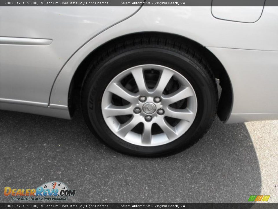 2003 Lexus ES 300 Millennium Silver Metallic / Light Charcoal Photo #22