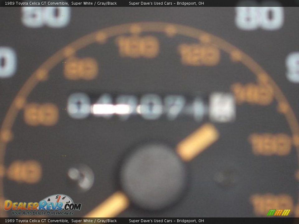 1989 Toyota Celica GT Convertible Super White / Gray/Black Photo #23