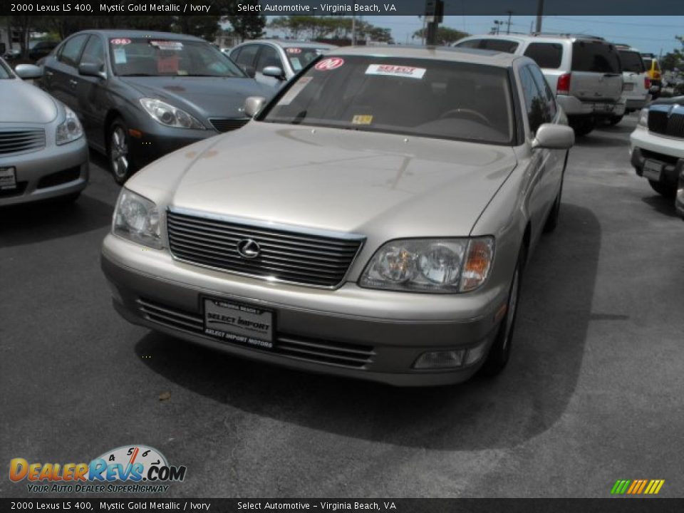2000 Lexus LS 400 Mystic Gold Metallic / Ivory Photo #2
