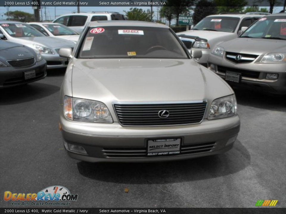 2000 Lexus LS 400 Mystic Gold Metallic / Ivory Photo #3