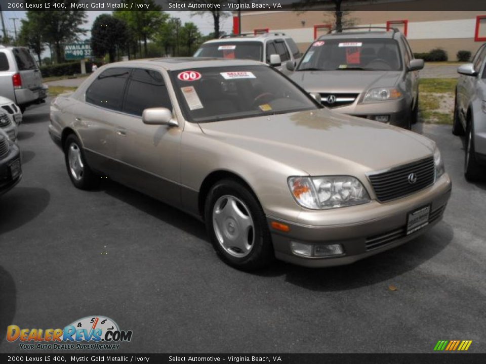2000 Lexus LS 400 Mystic Gold Metallic / Ivory Photo #4