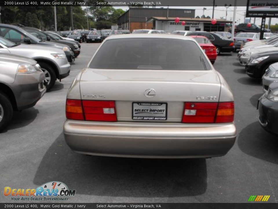2000 Lexus LS 400 Mystic Gold Metallic / Ivory Photo #5