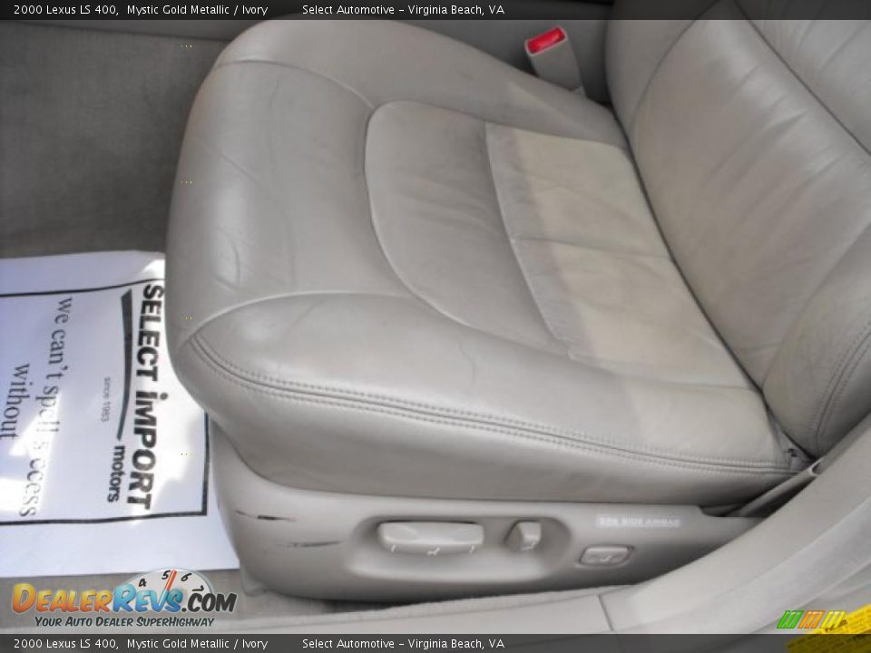 2000 Lexus LS 400 Mystic Gold Metallic / Ivory Photo #11