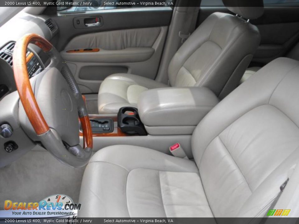 2000 Lexus LS 400 Mystic Gold Metallic / Ivory Photo #12
