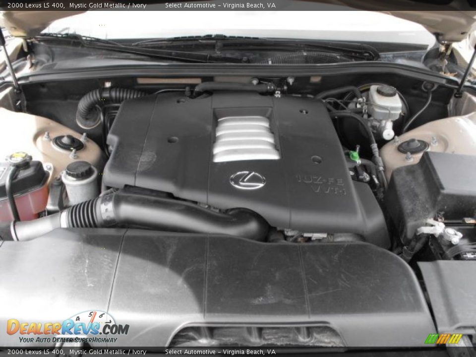 2000 Lexus LS 400 Mystic Gold Metallic / Ivory Photo #21
