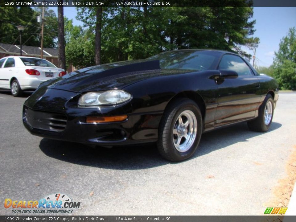 1999 Chevrolet Camaro Z28 Coupe Black / Dark Gray Photo #1