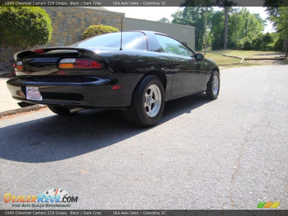 1999 Chevrolet Camaro Z28 Coupe Black / Dark Gray Photo #8