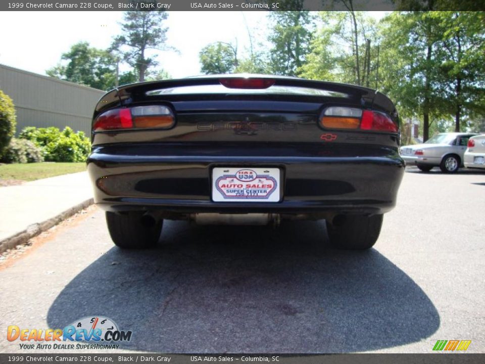 1999 Chevrolet Camaro Z28 Coupe Black / Dark Gray Photo #9