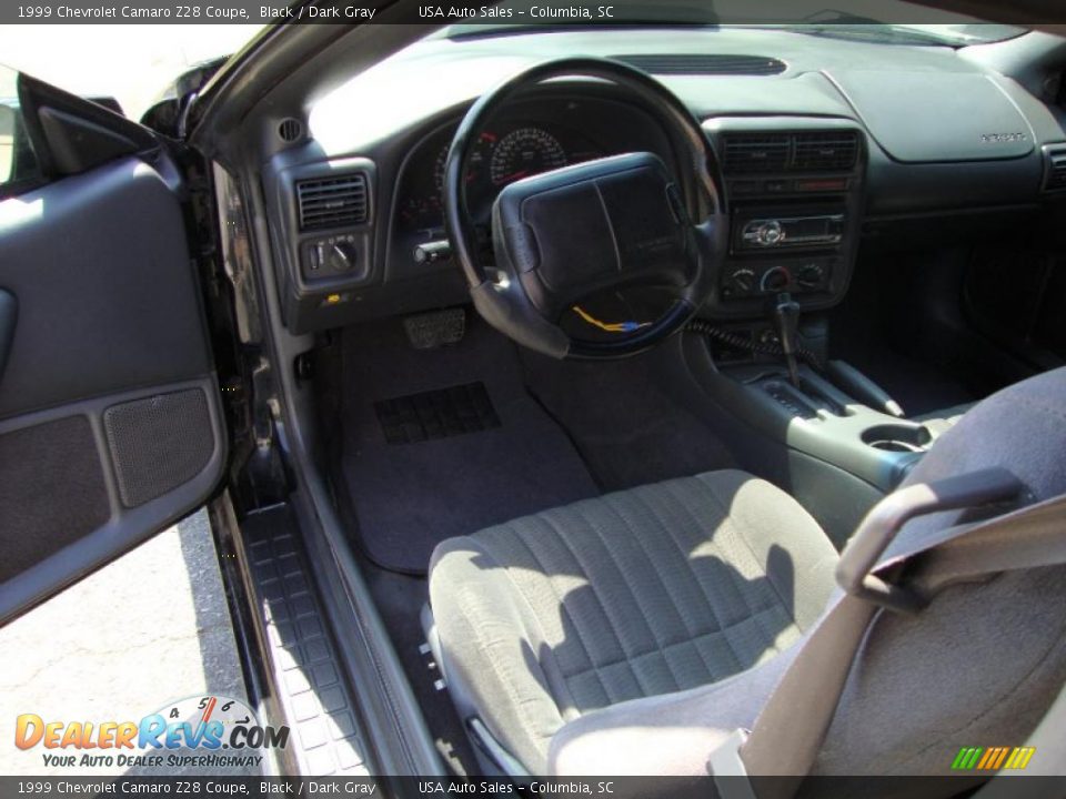 1999 Chevrolet Camaro Z28 Coupe Black / Dark Gray Photo #20