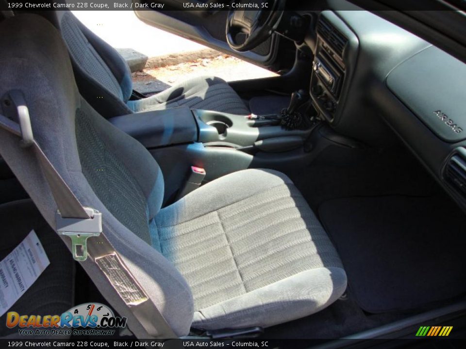 1999 Chevrolet Camaro Z28 Coupe Black / Dark Gray Photo #24