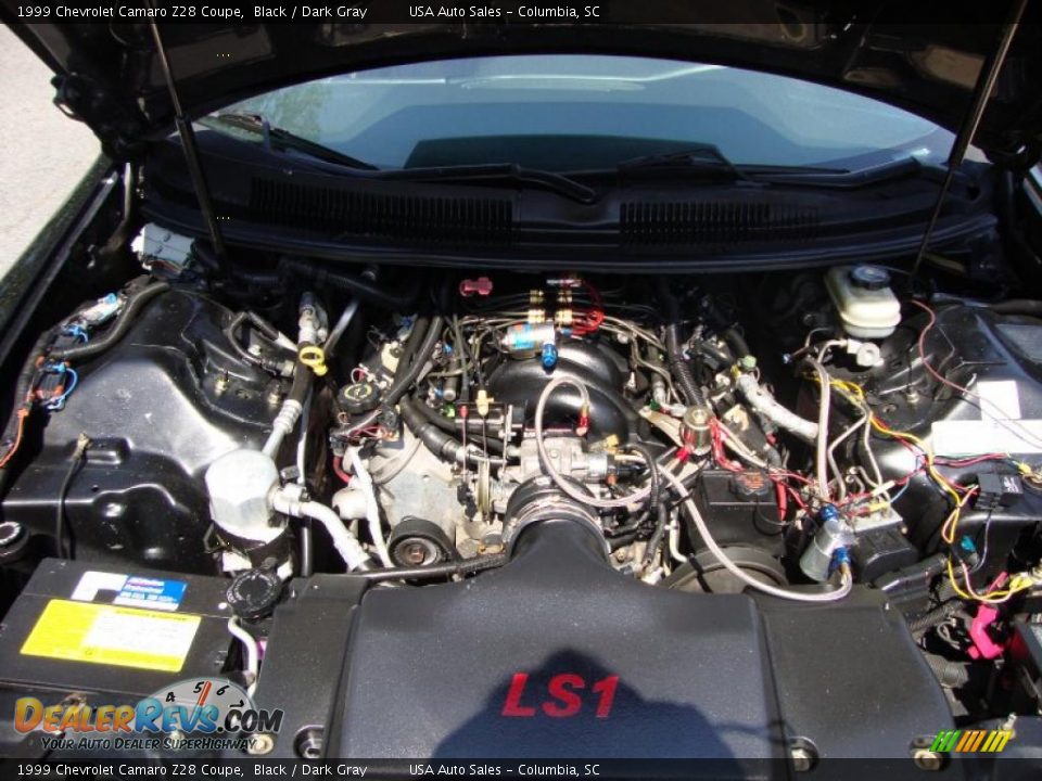 1999 Chevrolet Camaro Z28 Coupe Black / Dark Gray Photo #28
