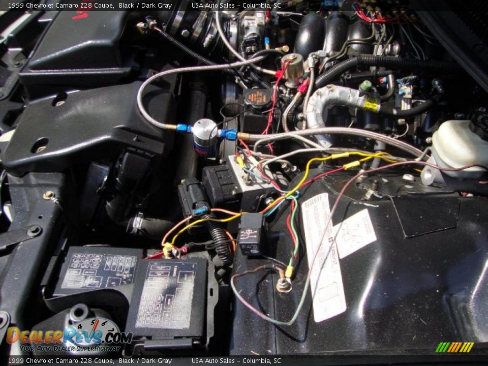 1999 Chevrolet Camaro Z28 Coupe Black / Dark Gray Photo #31