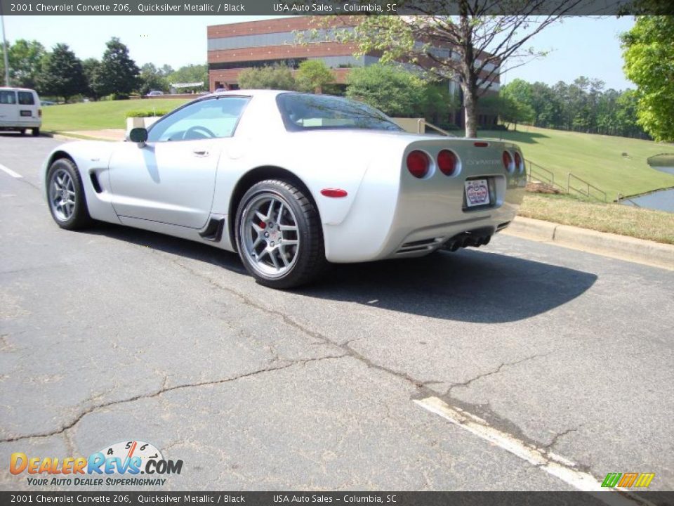 2001 Chevrolet Corvette Z06 Quicksilver Metallic / Black Photo #6