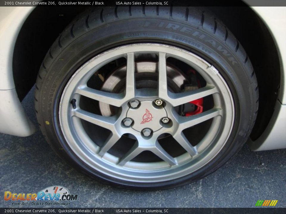 2001 Chevrolet Corvette Z06 Quicksilver Metallic / Black Photo #8
