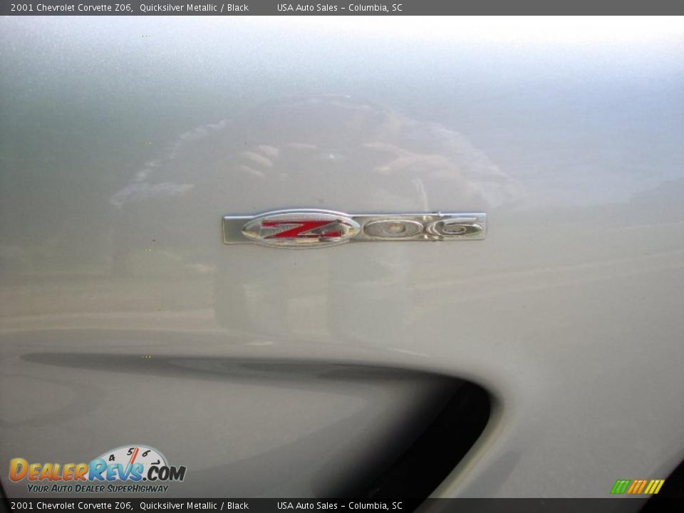 2001 Chevrolet Corvette Z06 Quicksilver Metallic / Black Photo #9