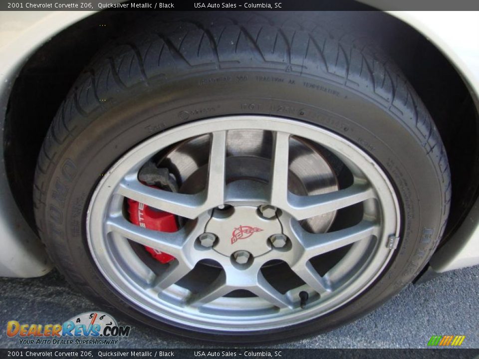 2001 Chevrolet Corvette Z06 Quicksilver Metallic / Black Photo #10