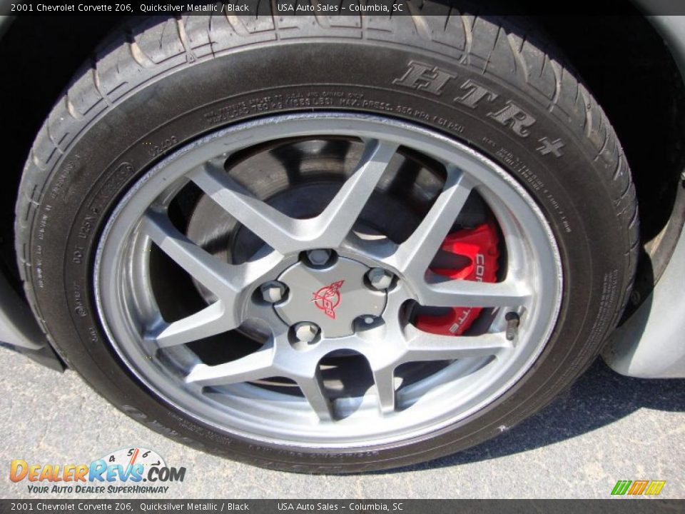 2001 Chevrolet Corvette Z06 Quicksilver Metallic / Black Photo #11