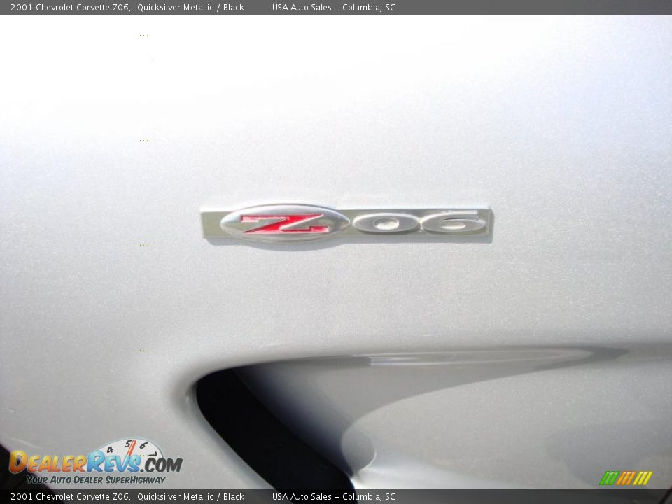 2001 Chevrolet Corvette Z06 Quicksilver Metallic / Black Photo #12