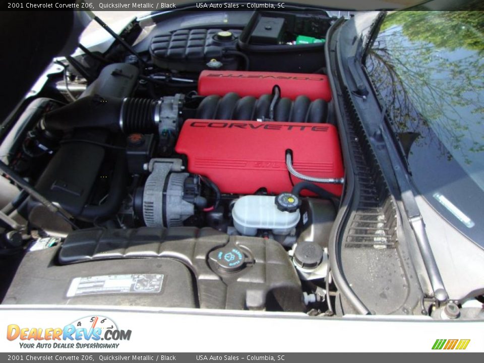 2001 Chevrolet Corvette Z06 Quicksilver Metallic / Black Photo #15