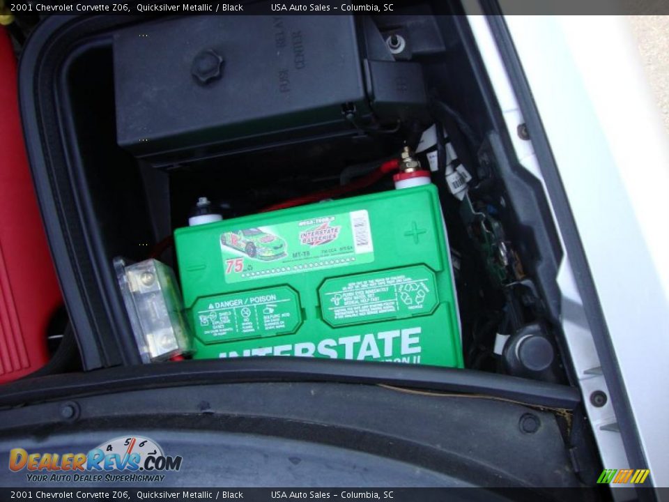 2001 Chevrolet Corvette Z06 Quicksilver Metallic / Black Photo #21